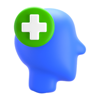 Mental Health 3D Icon 3D Graphic