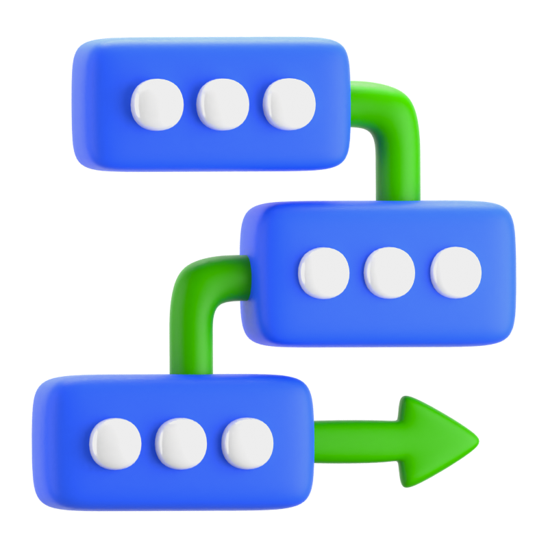 Flow Solution 3D-Symbol 3D Graphic