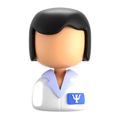 Psychologist 3D Icon 3D Graphic