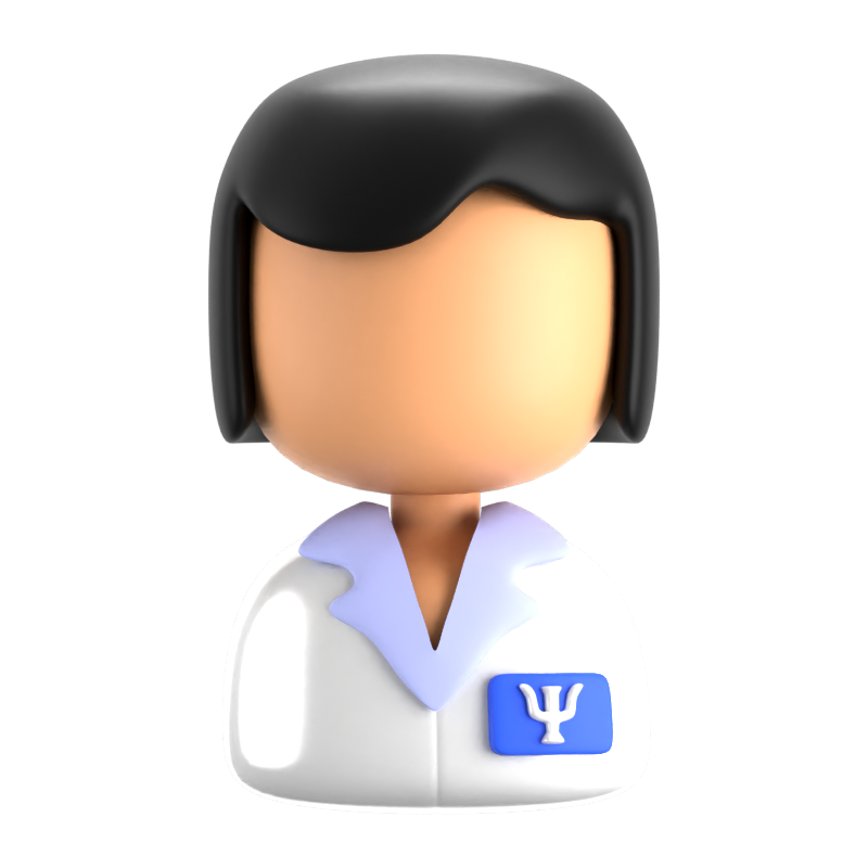 Psychologist 3D Icon 3D Graphic