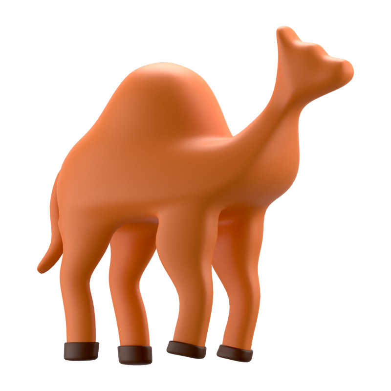 Camel 3D Icon 3D Graphic