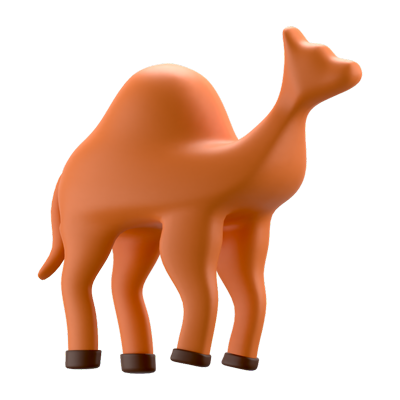 Camel 3D Icon 3D Graphic