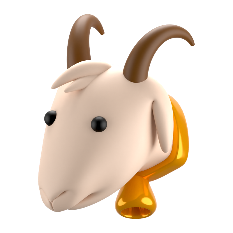 Goat 3D Icon