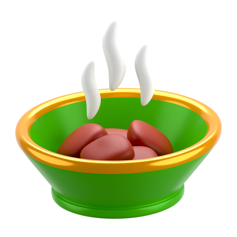 Fleisch Lebensmittel 3D Icon