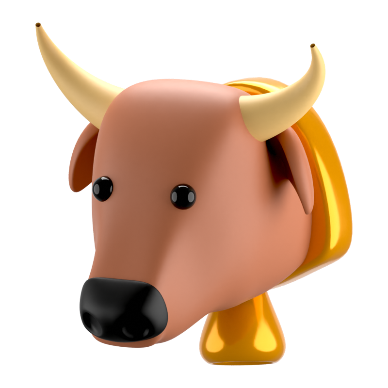 Vaca Icono 3D