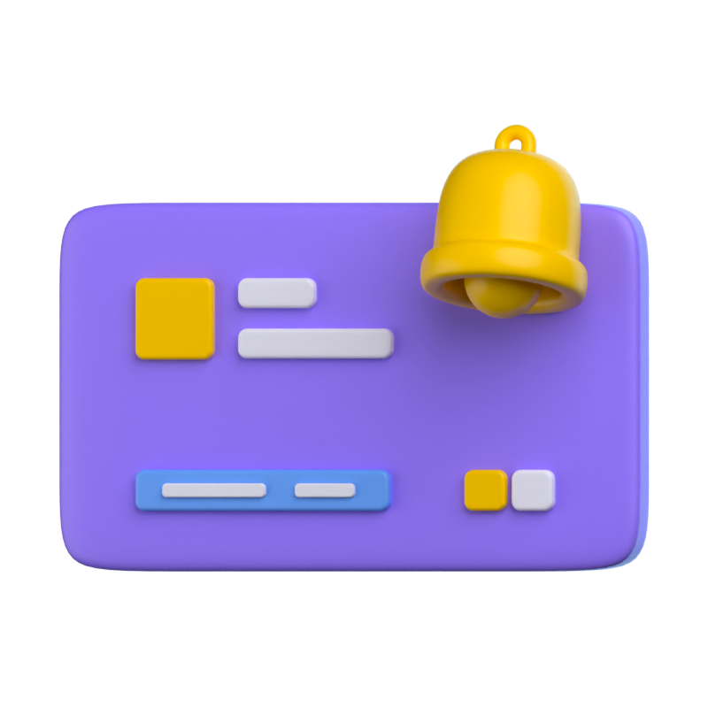 Payment Notification 3D Icon