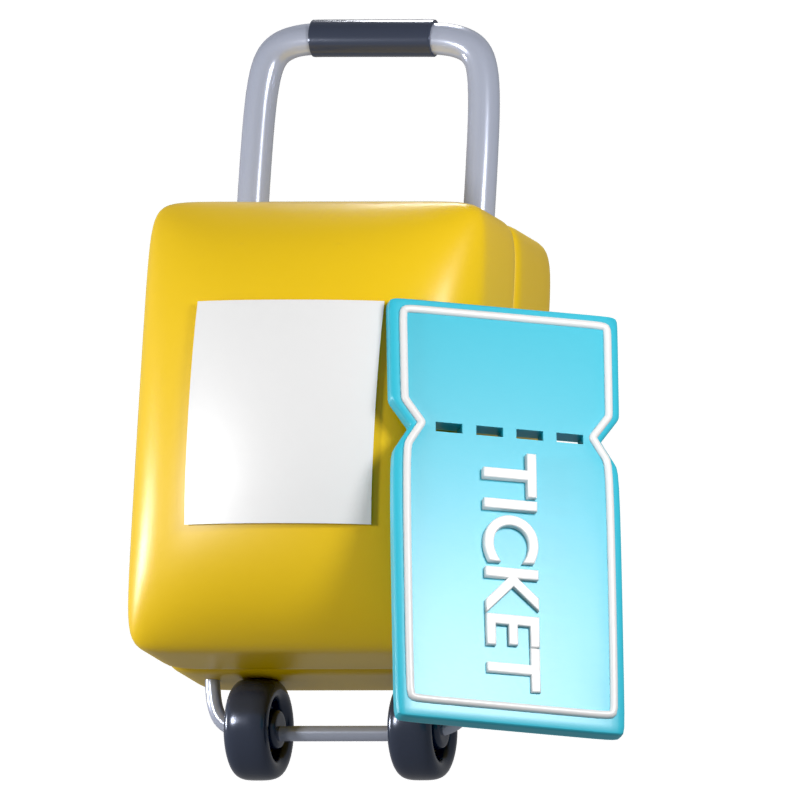 Travel And Vacation 3D Icon