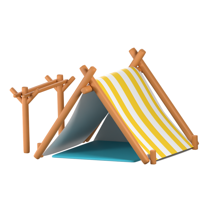 Tent 3D Icon 3D Graphic