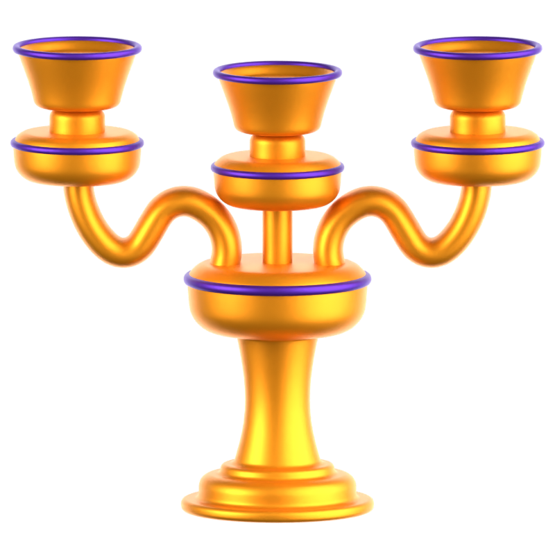 Candelabro Icono 3D 3D Graphic