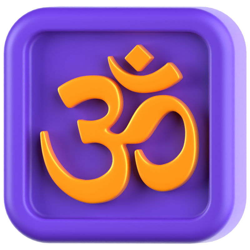 Om 3D Icon