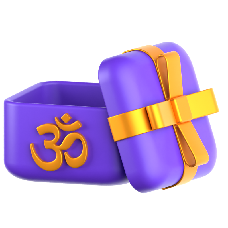 Diwali Geschenk 3D Icon