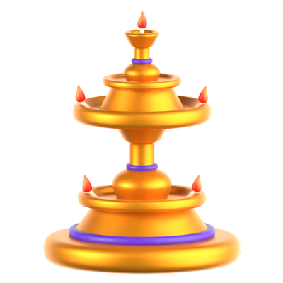 Maha Deepam Icono 3D 3D Graphic