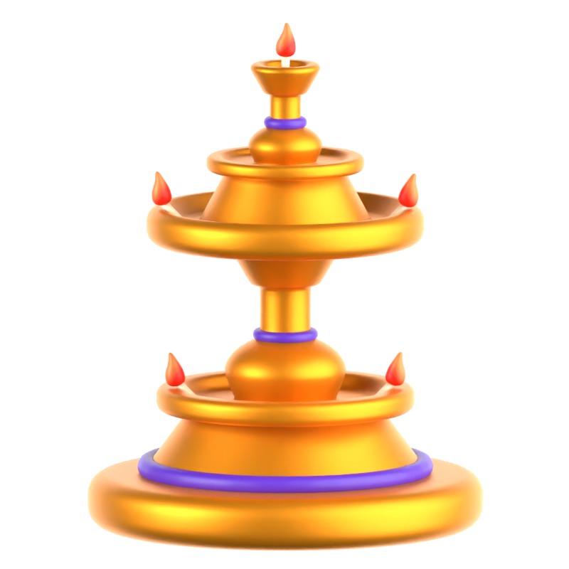 Maha Deepam 3D Icon