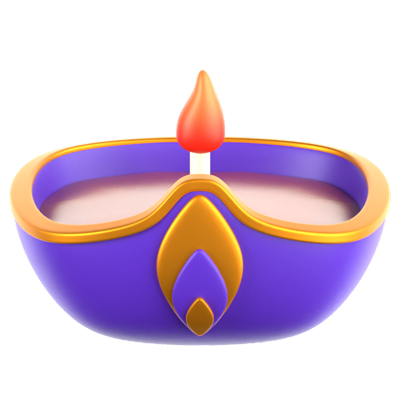 diwali lámpara icono 3d 3D Graphic