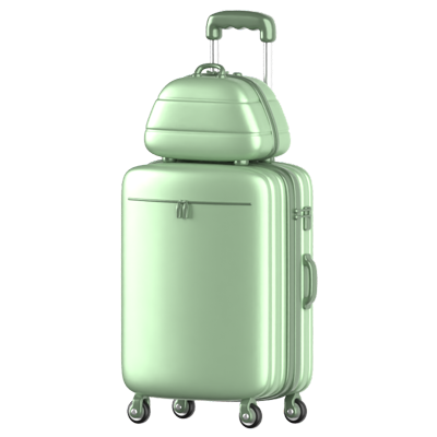 Luggage & Cabin Bag 3D Icon 3D Graphic