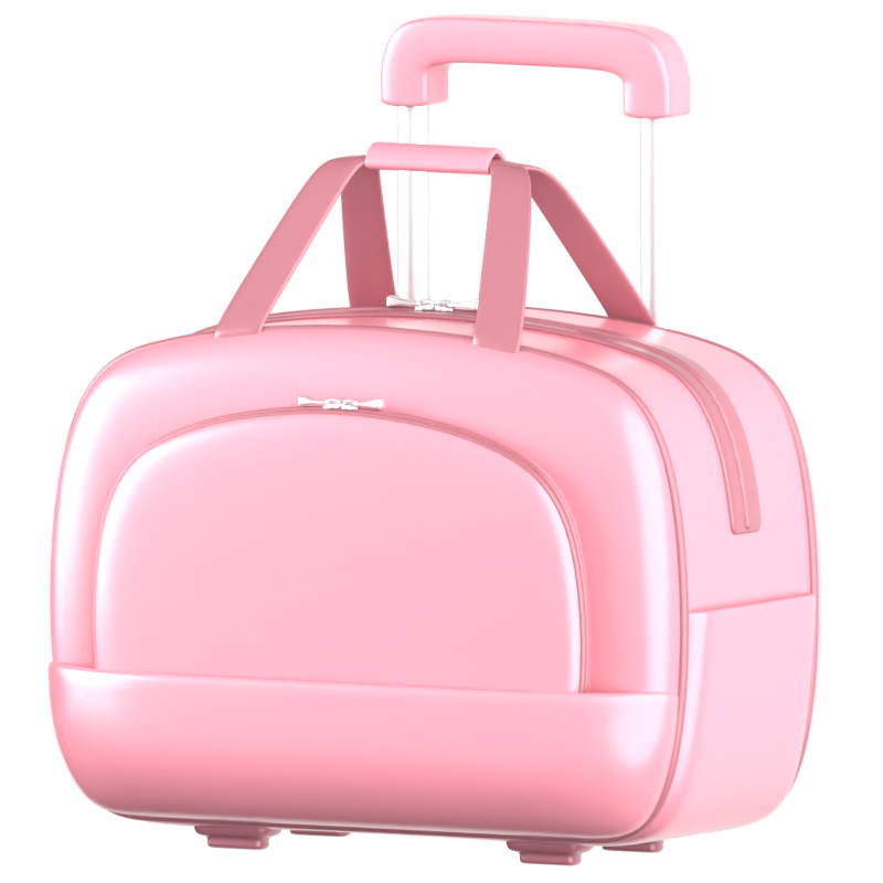 Travel Luggage 3D Icon