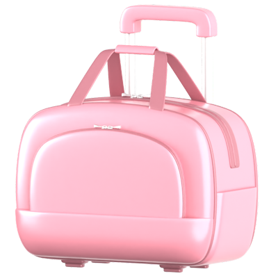 Travel Luggage 3D Icon 3D Graphic