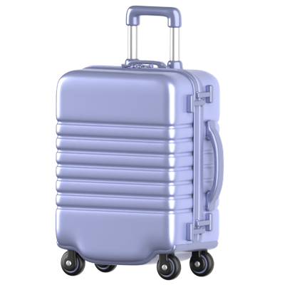 Large Suitcase 3D Icon 3D Graphic