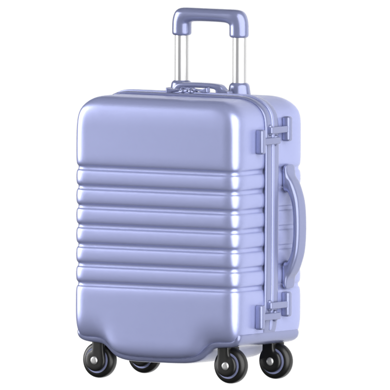 Large Suitcase 3D Icon 3D Graphic