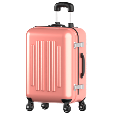 Regular Luggage 3D Icon 3D Graphic