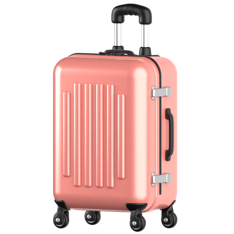 Regular Luggage 3D Icon 3D Graphic