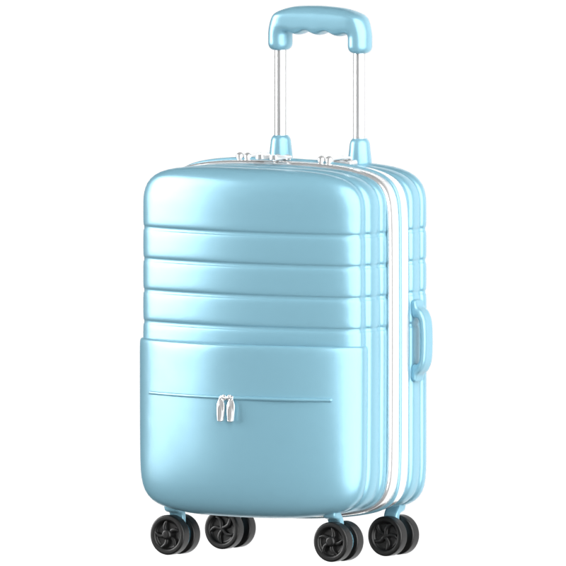 Small Suitcase 3D Icon 3D Graphic