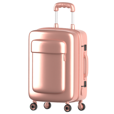 Softcase Luggage 3D Icon 3D Graphic