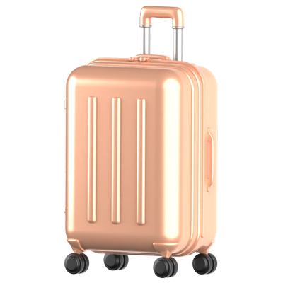 Stylish Luggage 3D Icon 3D Graphic