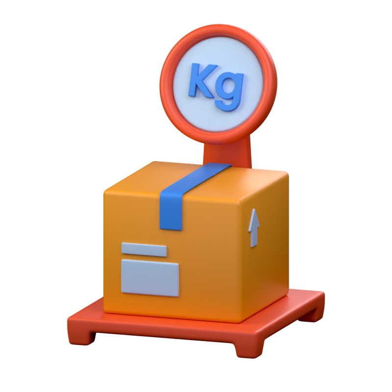 Package Weight 3D Icon 3D Graphic