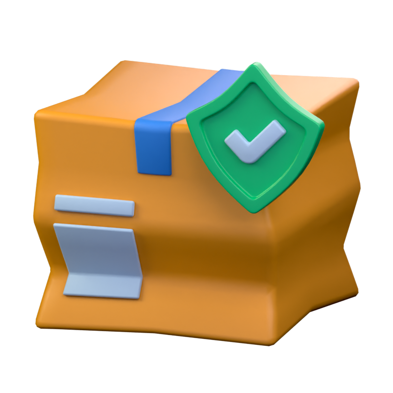 Transportversicherung 3D Icon