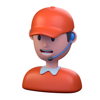 Delivery Customer Service 3D Icon 3D Graphic