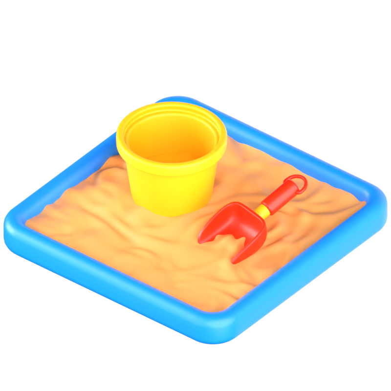 Kinetic Sand Toy 3D Icon 3D Graphic