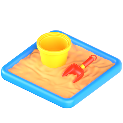 Kinetic Sand Toy 3D Icon 3D Graphic