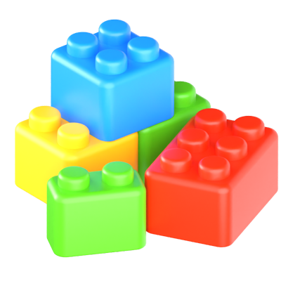 lego-spielzeug 3d-symbol 3D Graphic