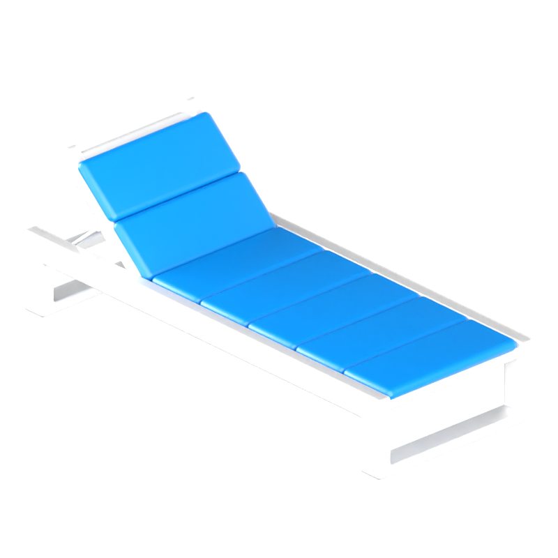 Sunbed 3D Icon