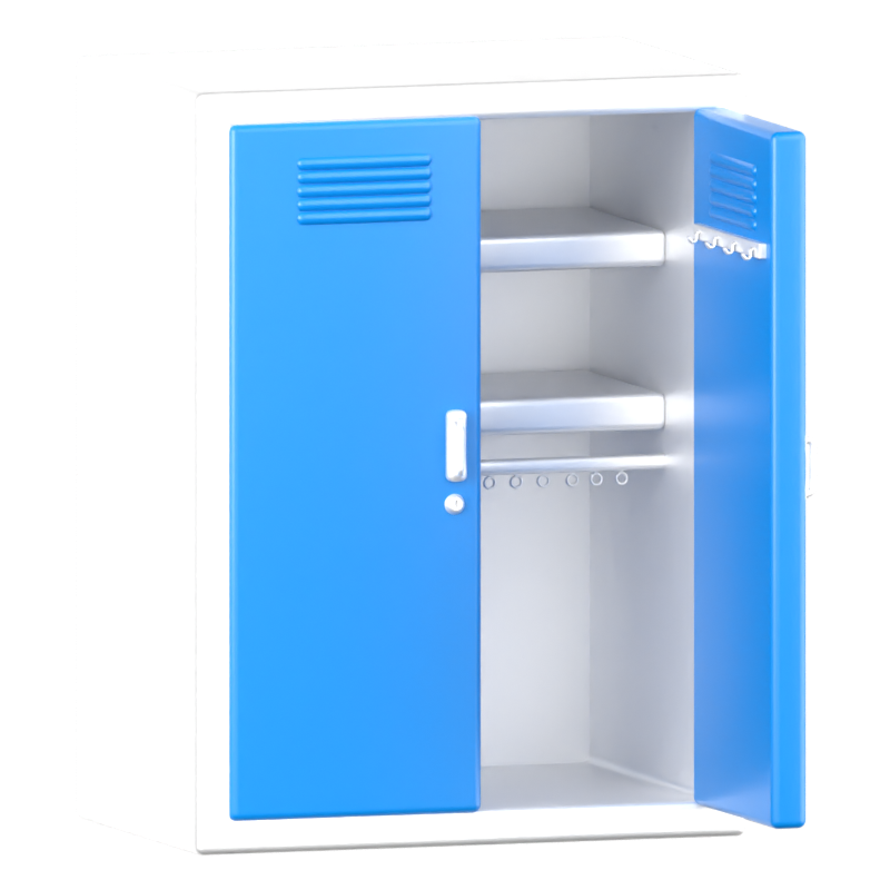 Locker 3D Icon 3D Graphic