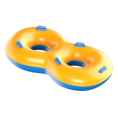 Double Ring Float 3D Icon 3D Graphic