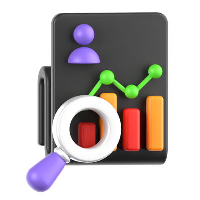 Marketing Analysis 3D Icon 3D Graphic