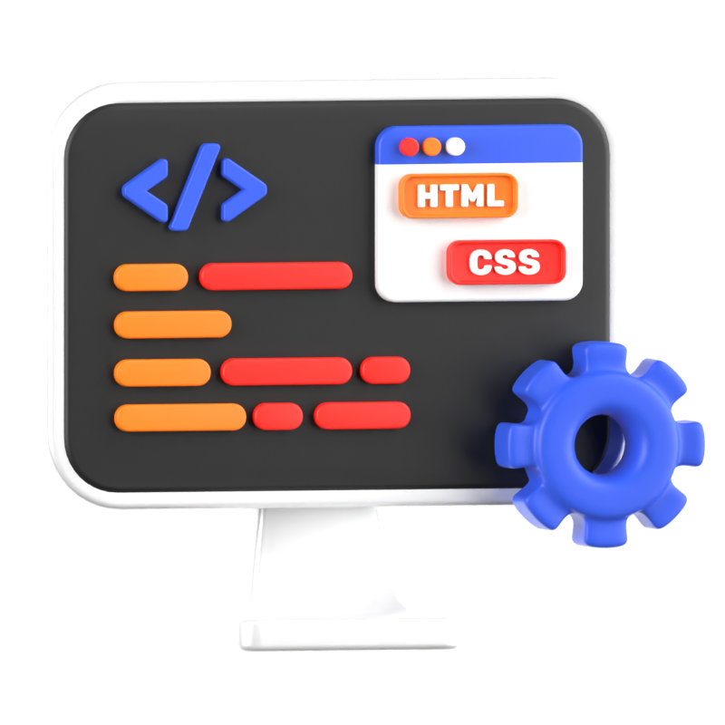 Web Programming 3D Icon