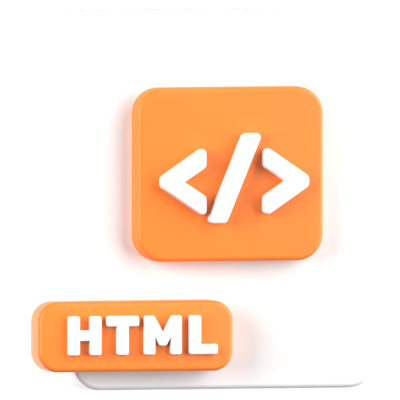 Icono HTML 3D 3D Graphic