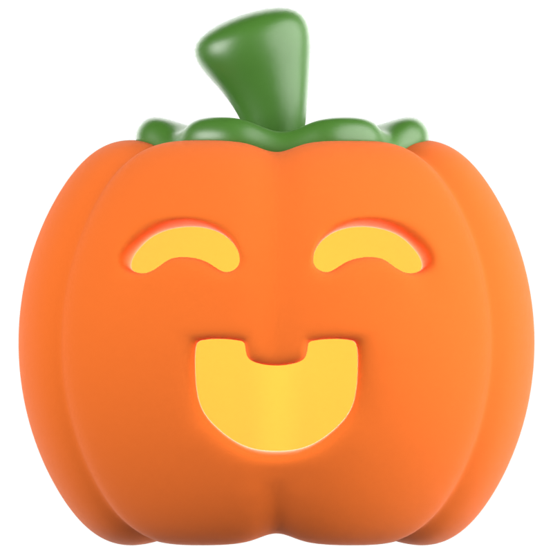 Baby Pumpkin 3D Icon 3D Graphic