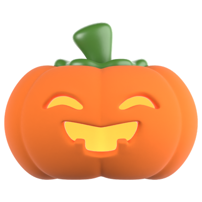 ícone 3d do crazy pumpkin 3D Graphic