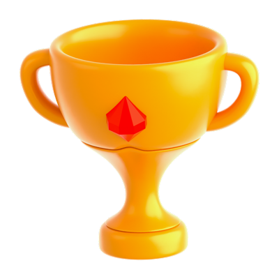 Spiel Trophäe 3D Icon 3D Graphic