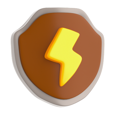 power shield 3d-symbol 3D Graphic