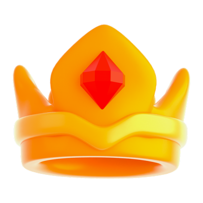 ícone do game crown 3d 3D Graphic