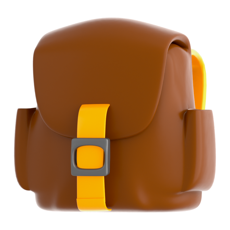 Inventory Bag 3D Icon