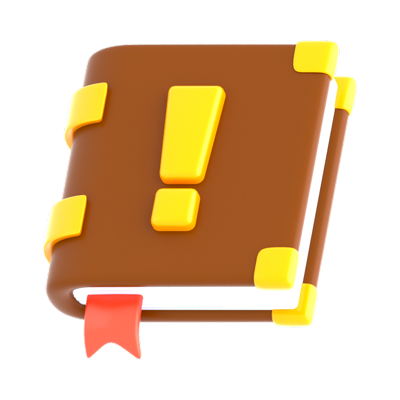 Quest Book 3D-Symbol 3D Graphic