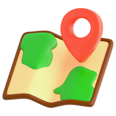 mapa pin icono 3d 3D Graphic