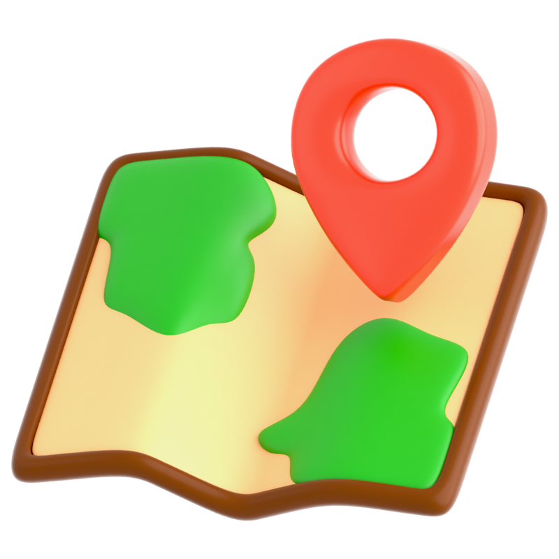 Map Pin 3D Icon 3D Graphic