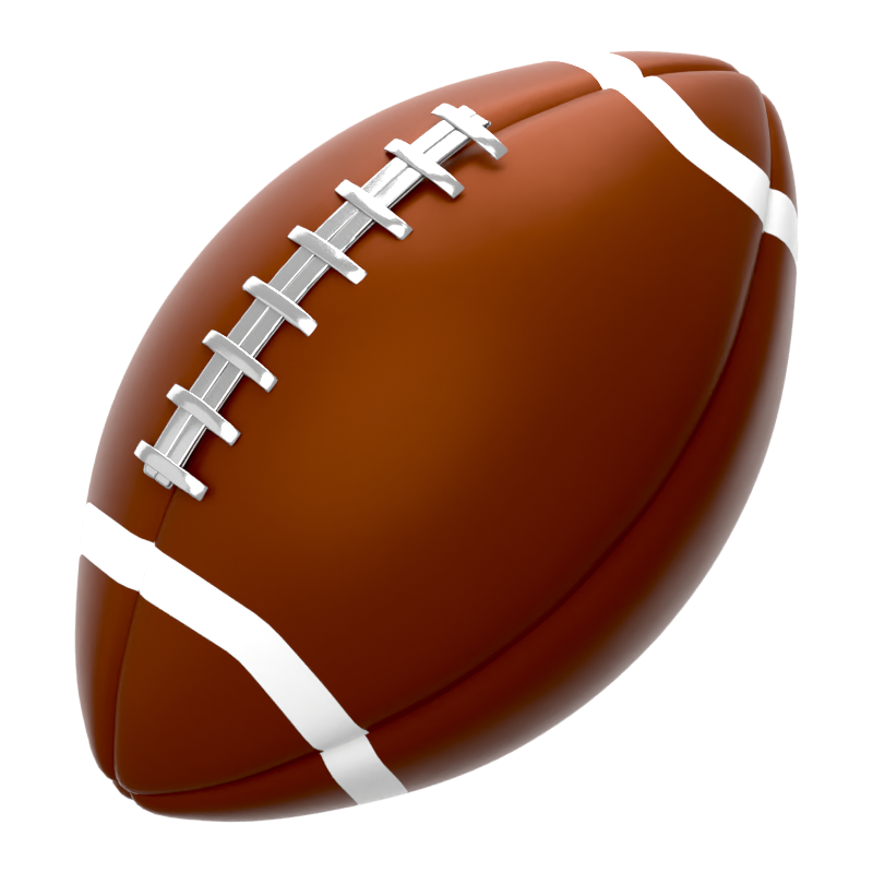 Rugby 3D Icon